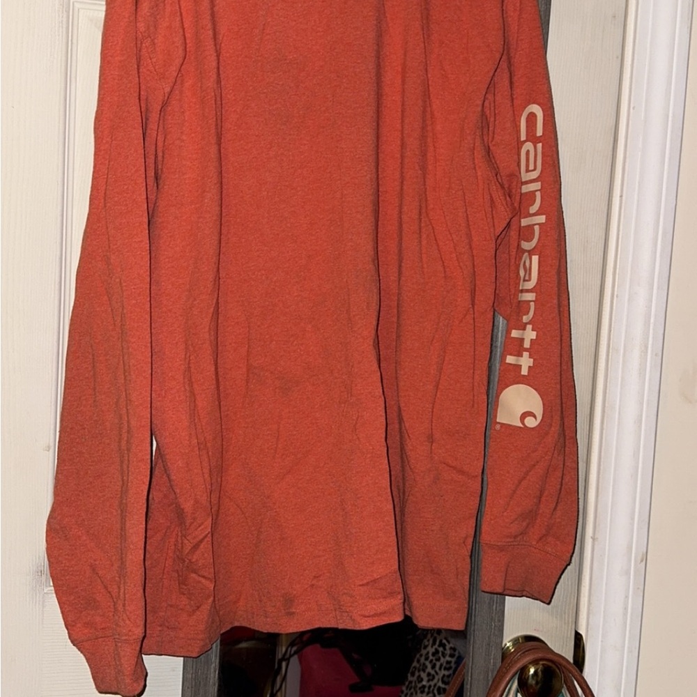 Carhartt Men's Long Sleeve Tee - Orange